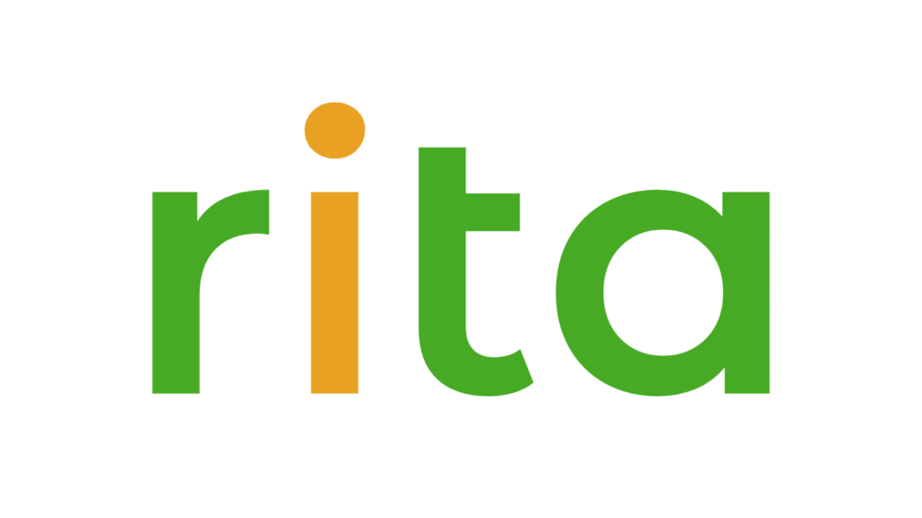 株式会社ritaのロゴマークを表示した画像